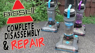 BISSELL Power Force Helix Bagless Upright Vacuum 2191 Complete Disassembly, Cleaning, and Repair