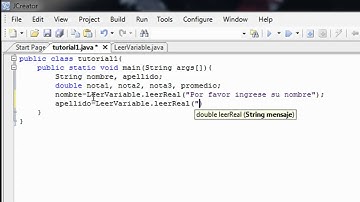 Tutorial Basico Jcreator java