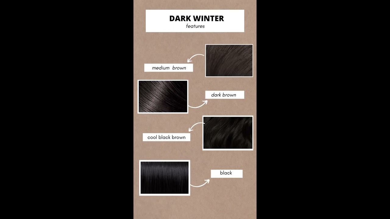 ARE YOU A DARK WINTER 12 Seasons Color Analysis