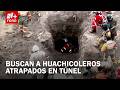Rescate en Acolman: Buscan a cuatro presuntos huachicoleros atrapados en un túnel en el Edomex
