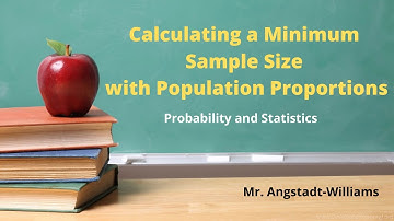 Minimum Sample Size with Population Proportions