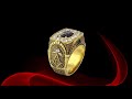 Лондон. Эксклюзивный мужской перстень ручной работы из золота с александритами и бриллиантами.