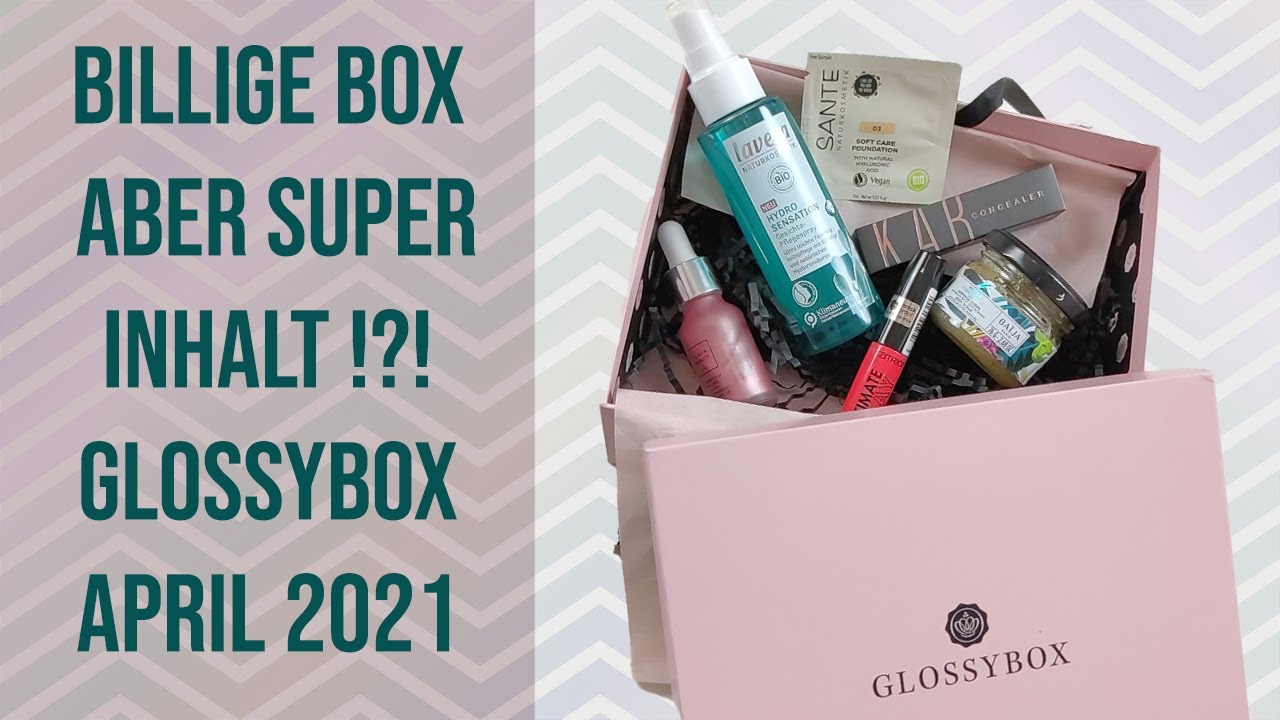 BILLIGSTE BOX BISHER | überraschender Inhalt | Glossybox | April 2021 | viibel