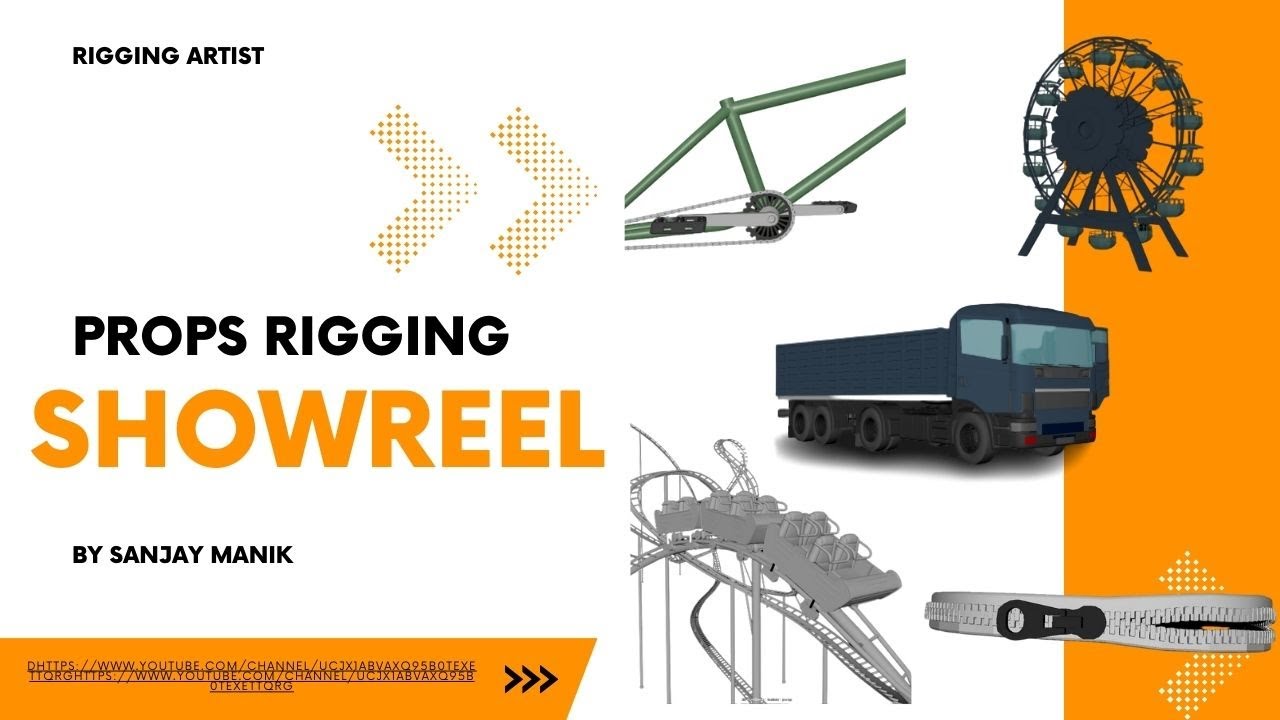 🌟Rigging Props Showreel 2023 ! 🌟 By Sanjay Manik 