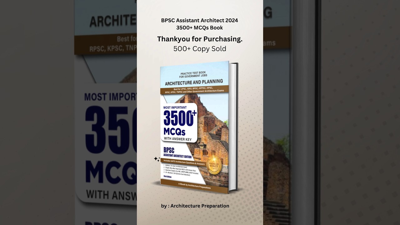 BPSC Assistant Architect Book 