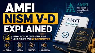 AMFI NISM V-D Explained | SIF Distributor Fees & New Circular #SEBI #AMFI #SIF #MFD #mutualfunds