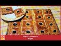 Pizza couverte - الكوكا مورقة بدون زبدة التوريق محبوبة الناس محشية بتشكتشوكة بالبصل وطوماطيش