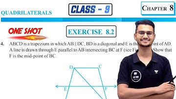 Class 9 Maths Chapter 8 || Quadrilaterals || Exercise 8.2 || New Ncert || MD Sir
