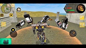 Robot Shark Intro Epic Moments Compilation Robot Transform by Naxeex Android Game