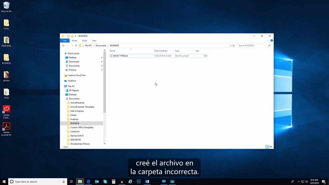 solamente Meyella Razón 6. Cómo crear una carpeta en Windows 10 (2022) - YouTube