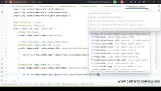 Java Spring Boot Part - 04 | DTO | Develop GET All Departments API | Verified in Postman