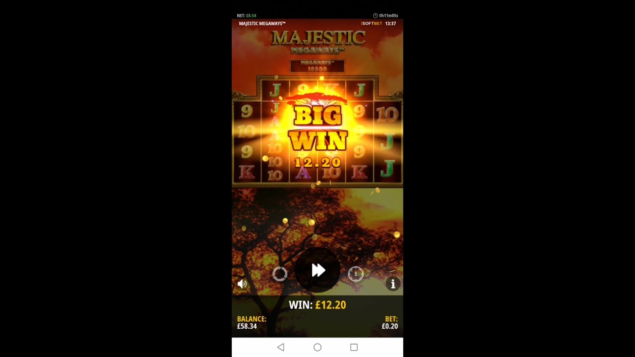 BIG WIN! Majestic Megaways Bonus Round on MrQ.com