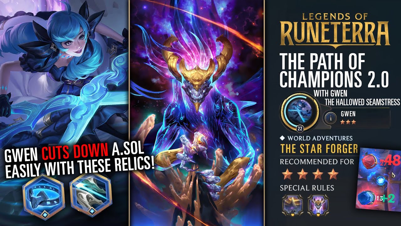 CUT DOWN A.Sol with THESE RELICS | 4 Star Aurelion Sol Targon Campaign ...