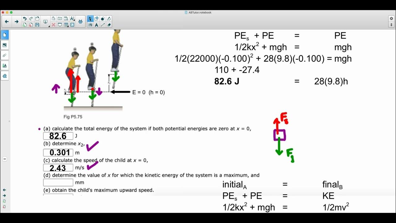 Pogo Stick Conservation of Energy YouTube
