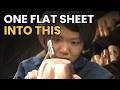 She Turns One Flat Sheet of Copper Into This... By Hand