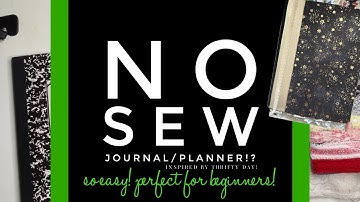 Easy DIY: Altered Composition Notebook - No Sew Tutorial!