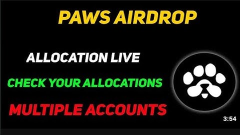paws multiple accounts check | how to check paws token allocation | paws listing update