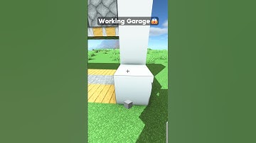 Minecraft Working Garage 😱 (Your Way