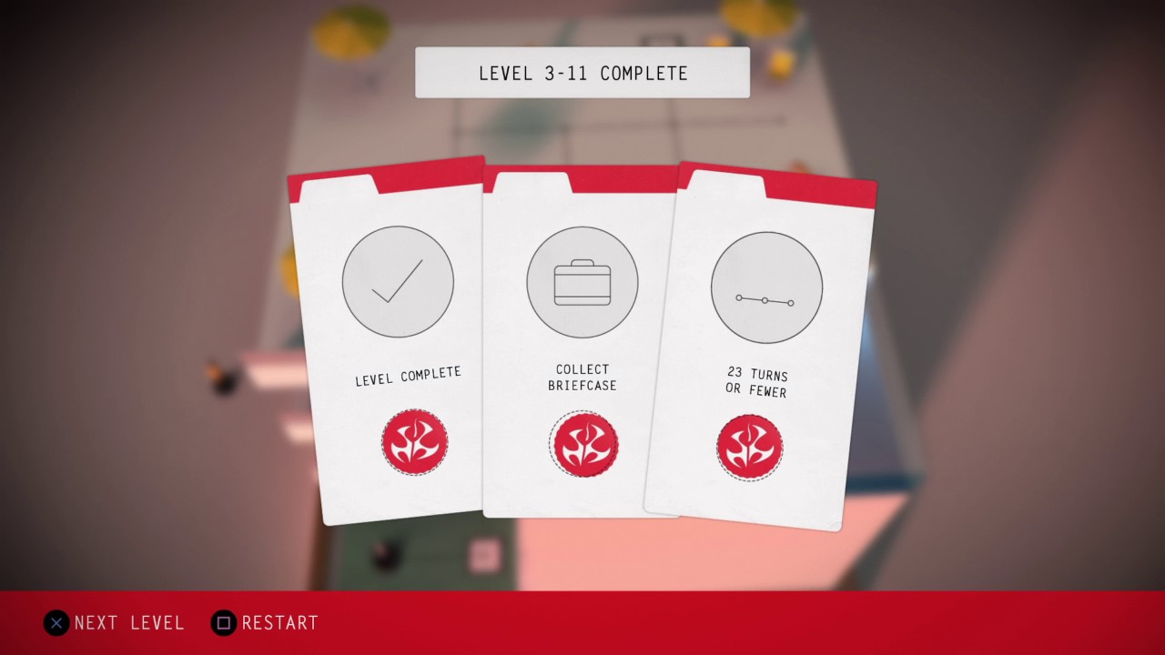 Hitman GO: Definitive Edition LEVEL 3-11 Walkthrough Silent Assassin trophy guide