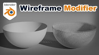 Wireframe Modifier | Blender