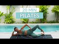20 min express pilates workout  beginner to moderate pilates no equipment