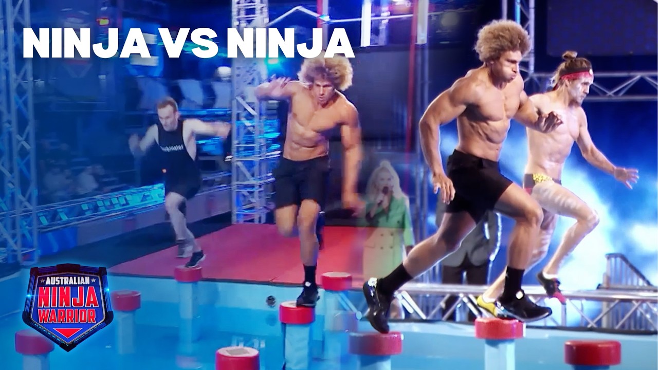 Who is the FASTEST Ninja?! | Australian Ninja Warrior | Clip