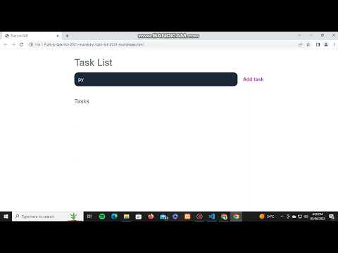 Intership | Oasis Infobyte | Level 2 Task-3| Web Develpment |  To Do App