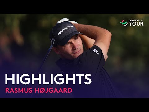 Rasmus Højgaard Round 2 Highlights | 2023 Ras Al Khaimah Championship