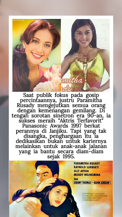 SEMUA TERKEJUT PARAMITHA RUSADY MENANGKAN INI! #shorts #nostalgia #artis
