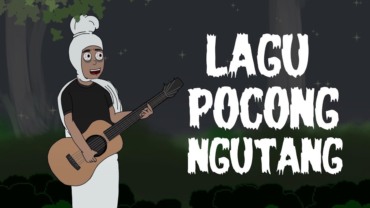 Lagu Pocong  Ngutang Kartun  hantu  lucu kartun  horor 