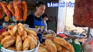 🟢Sáng sớm bất ngờ khách mua bánh mì heo quay đắc như tôm tươi