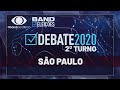 DEBATE NA BAND: 2º TURNO SÃO PAULO - 19/11/2020