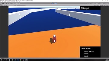 [Unity 3d] - Hovercraft racing game devlog 2: wall collision and lap timer