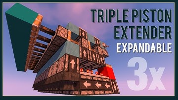 Horizontal Triple Extender: Flush & Expandable | Minecraft 1.12 | +Uma