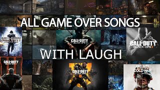 All COD Zombies Game Over Song w/Laugh (Nacht  Forsaken)