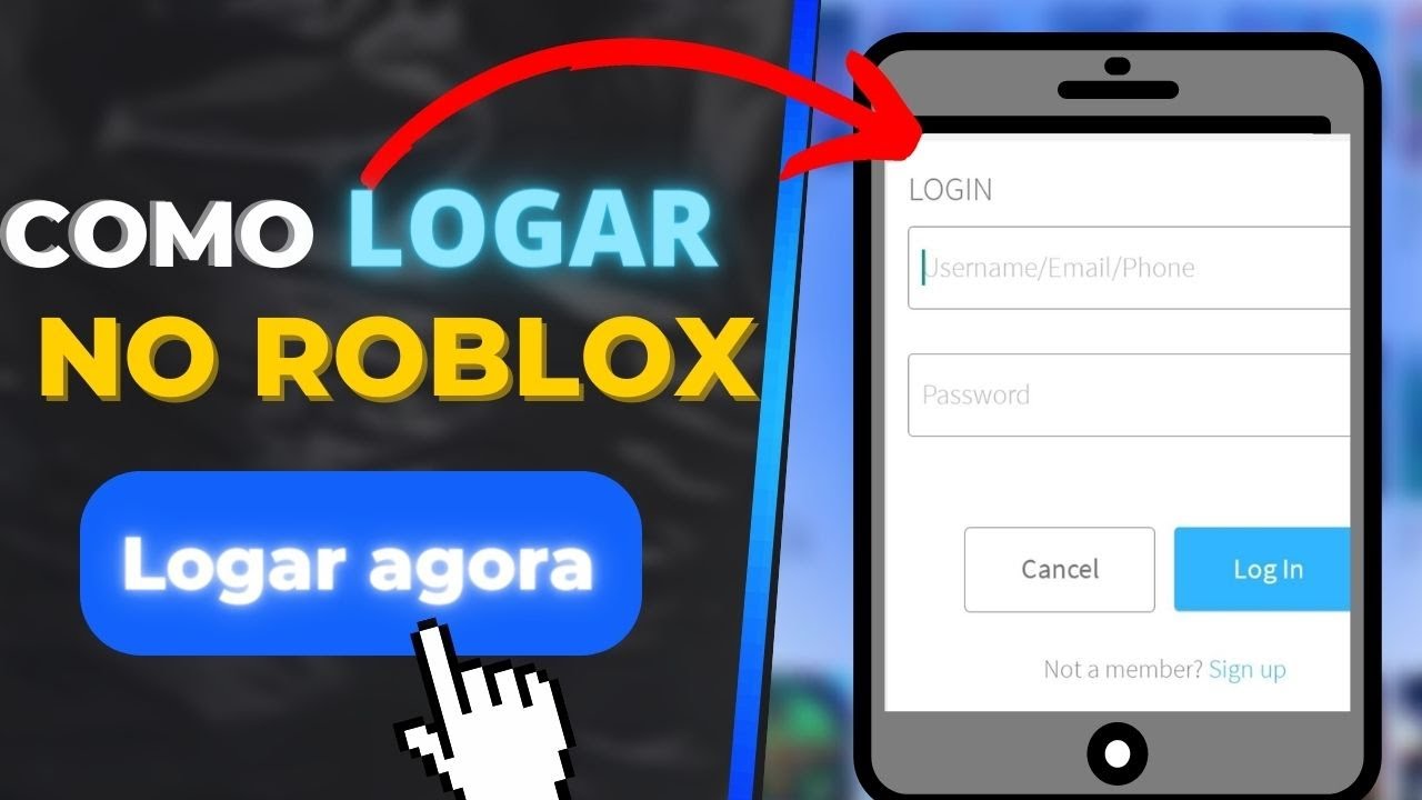 🫶✓COMO CRIAR UMA CONTA E JOGAR ONLINE NO ROBLOX 𝐏𝐄𝐋𝐀 𝐏𝐑𝐈𝐌𝐄𝐈𝐑𝐀  𝐕𝐄𝐙 (Inicial) #comojogaroblox 