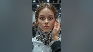 Humanoid Robot Girl Acts Like a Real Human #robot