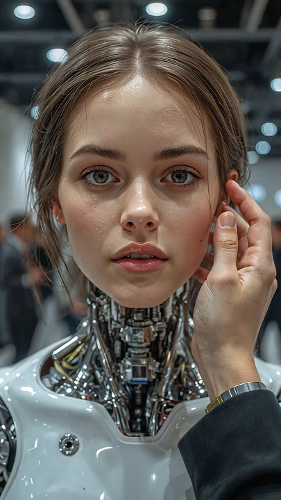 Humanoid Robot Girl Acts Like a Real Human #robot