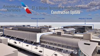 LAX $1.6 Billion American Airlines Terminal 4 Rebuild Construction Update
