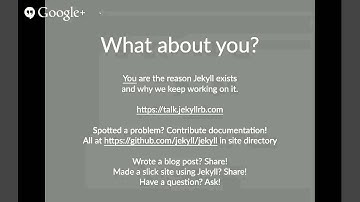 JekyllConf 2015 - Parker Moore, "Jekyll 3 and Beyond"