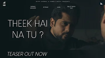 Theek Hai Na Tu? - Official Teaser | Sarang Sikander | B Praak | Jaani | Punjabi Song