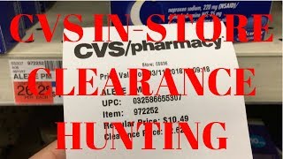 Celebrity CVS In-Store Clearance Hunting Profile