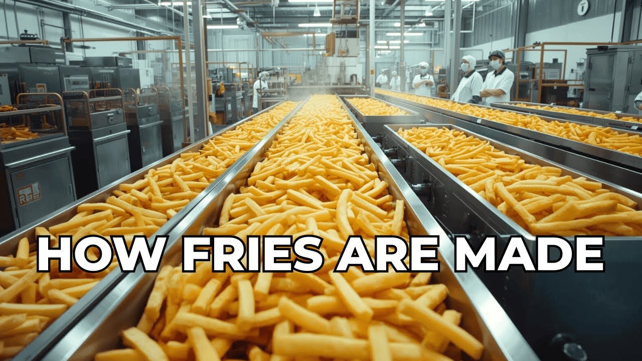 How Millions of Potatoes Become Crispy Fries in One Factory
