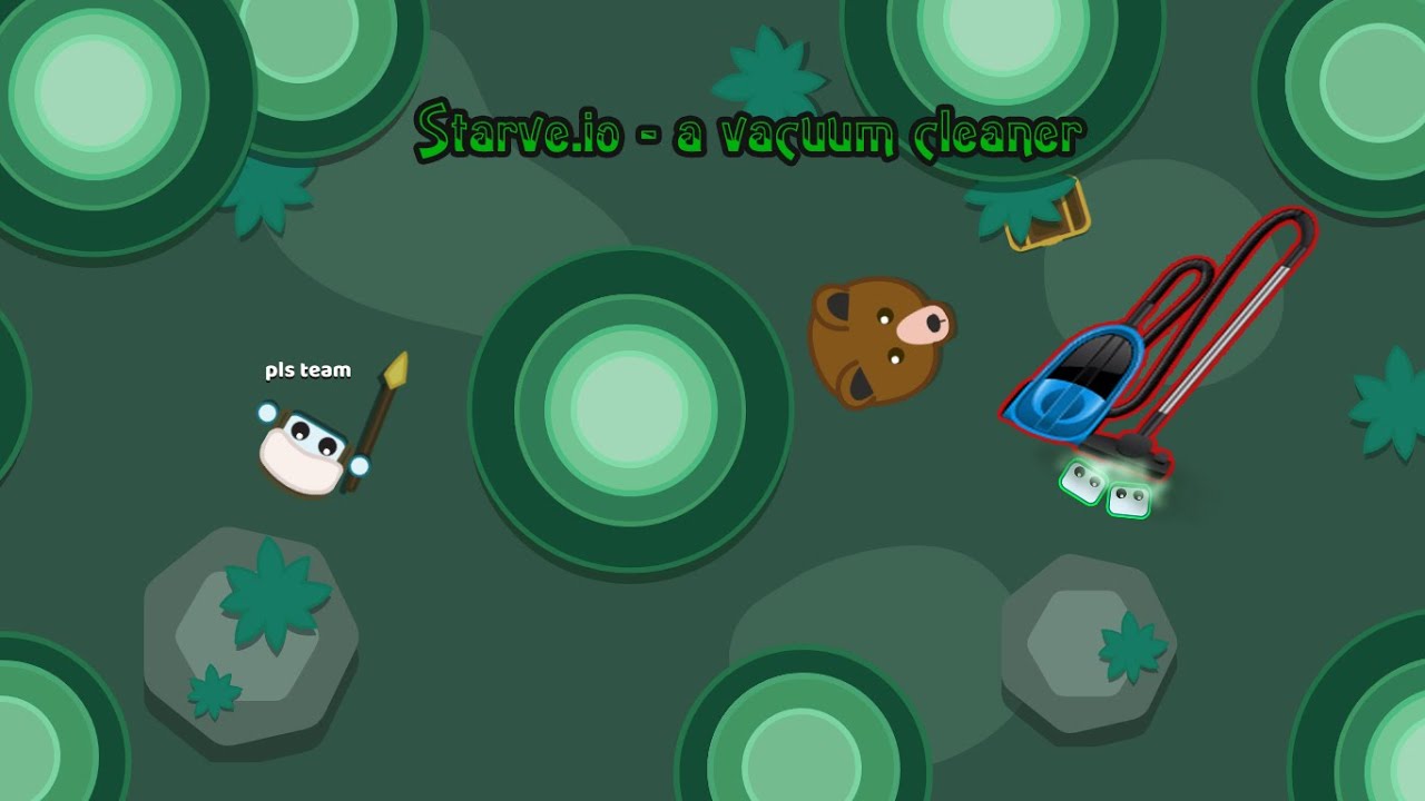 Starve.io i a vacuum cleaner YouTube