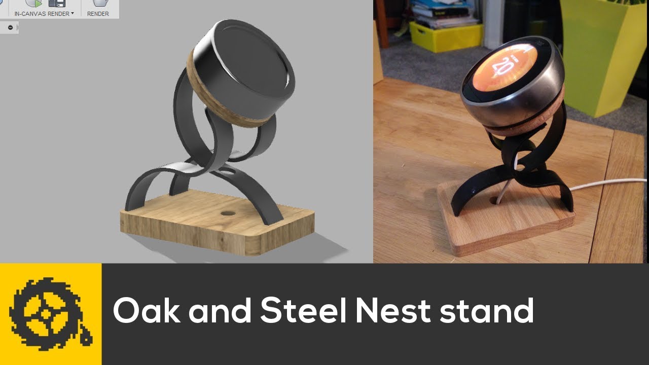 Custom stand for Google Nest thermostat YouTube