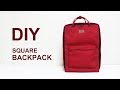 [ENG sub]백팩 만들기 - 학생 가방 만들기 DIY /How to make a square backpack [소잉타임즈]