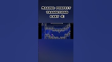 Making perfect transitions part 4: #geometrydash #gd #shorts #trending #viral