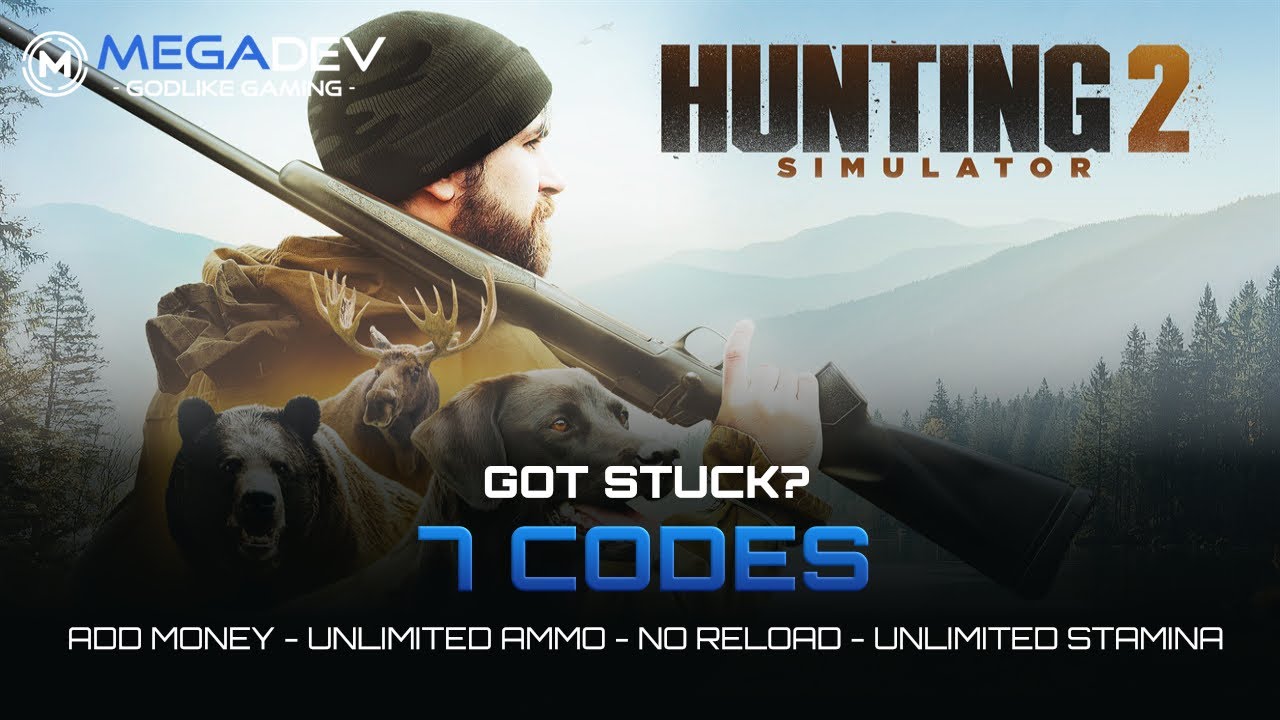 hunting-simulator-2-cheats-add-money-unlimited-ammo-no-reload-trainer-by-megadev-youtube