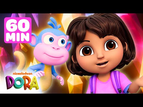 Dora and Boots Explore a Crystal Cave! & More Brand New Full Episodes | 1 Hour | Dora & Friends