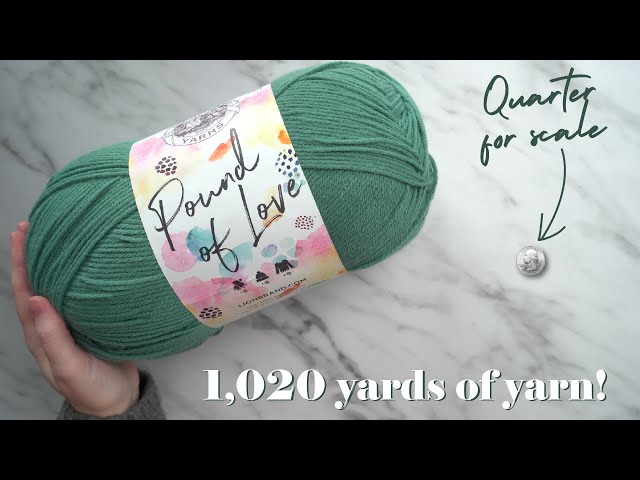 A POUND OF YARN in each ball - Pound of Love 